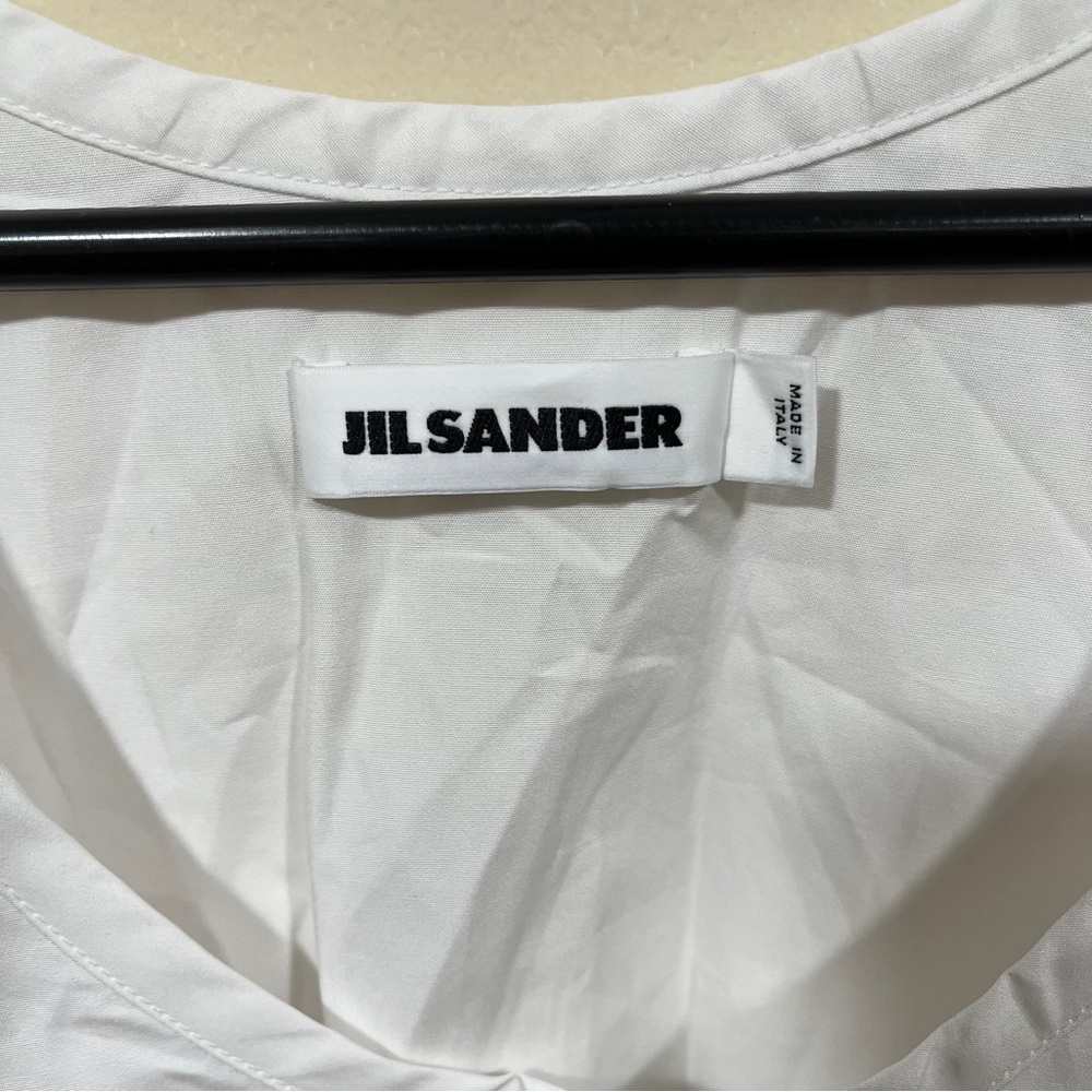 Nwot Jil Sanders Dress With Pockets White Size Ta… - image 4